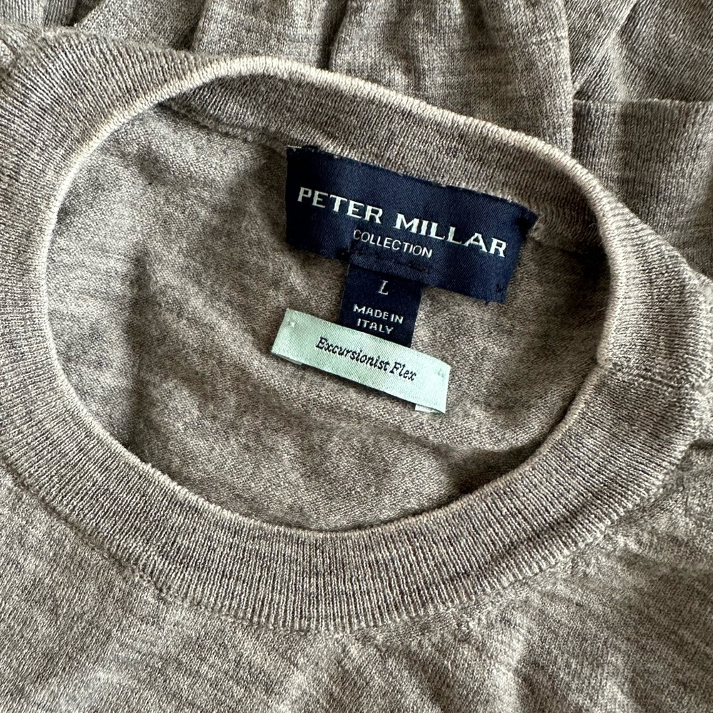 Peter Millar Gray Pullover Sweater - image 4